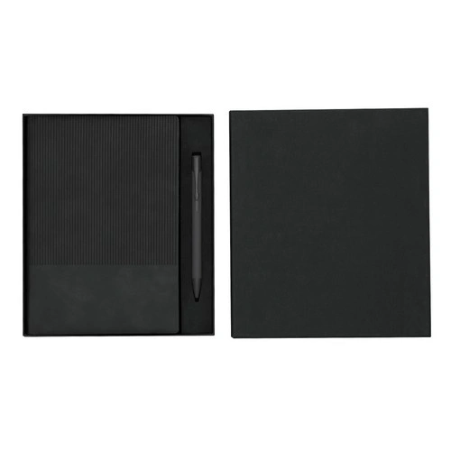 Set Holland bloc de notas y bolígrafo reciclados personalizables ref 22413