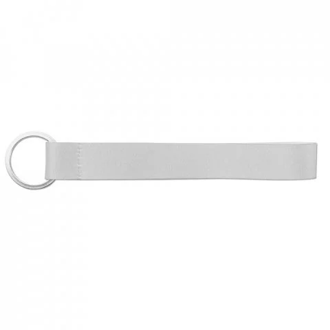 Lanyard Telford sublimación corto con anilla ref 94418 - 301 Blanco