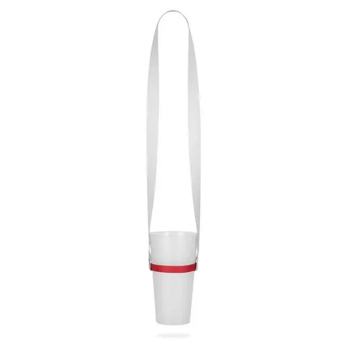 Lanyard Bolton sublimación largo portavasos silicona ref 94416 - 302 Rojo Back