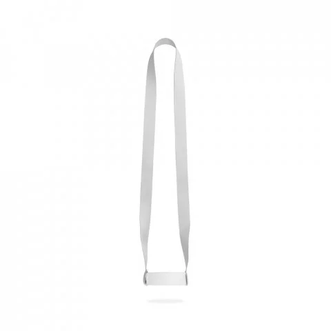Lanyard Swindon sublimación largo portavasos elástico ref 94414 - 301 Blanco