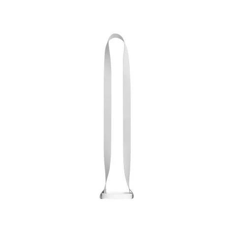 Lanyard Rotherham rPET sublimación portavasos silicona ref 94417 - 301 Blanco