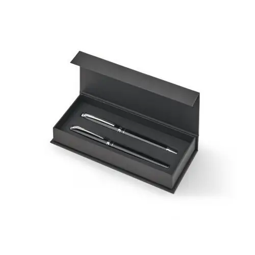 Set premium de bolígrafo y roller de cobre ref 91992 - Negro