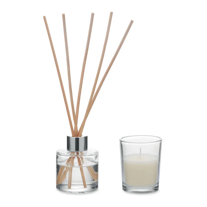 Set vela y difusor de vainilla Muska personalizable ref mo3112 - Transparente 00