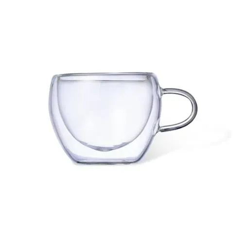 Set 2 Tazas Doble Pared Cristal Borosilicato ref 1701 - 00