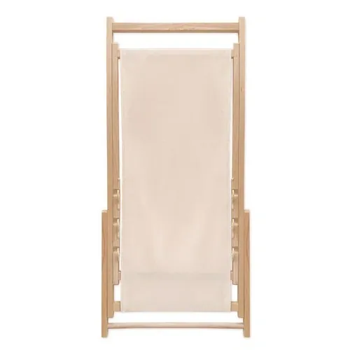 Silla de playa de madera resistente hasta 120 kg ref MO6503 - Back Beig