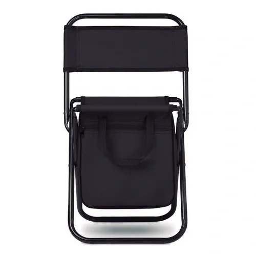 Silla plegable exterior con compartimiento nevera ref MO6112 - Back Negro