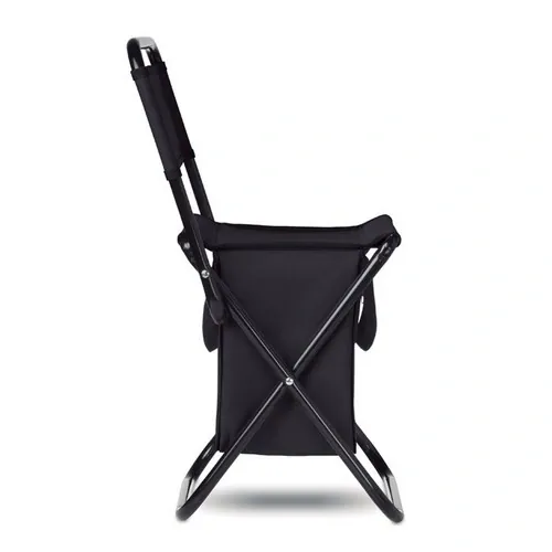 Silla plegable exterior con compartimiento nevera ref MO6112 - Open Negro
