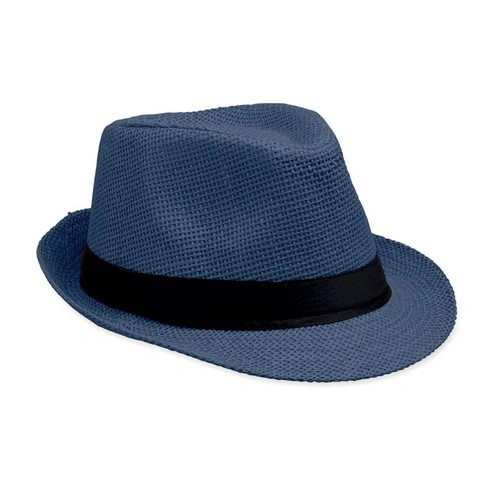 Sombrero de paja de papel Boowie personalizable para eventos ref MO2367