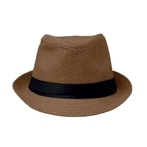 Sombrero de paja de papel Boowie personalizable para eventos ref MO2367