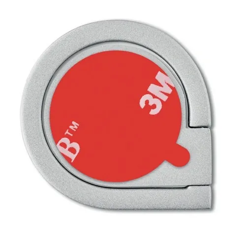 Soporte para teléfono con anillo de aleación de zinc ref MO9445 - Back Plata