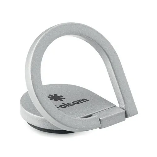 Soporte para teléfono con anillo de aleación de zinc ref MO9445 - Printed Plata