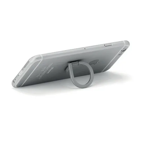 Soporte para teléfono con anillo de aleación de zinc ref MO9445 - Side Plata
