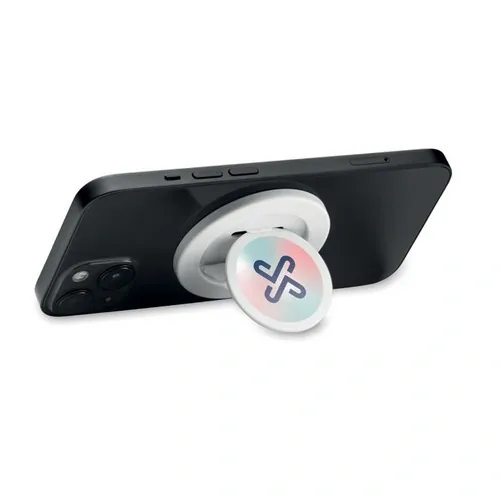 Soporte magnético para teléfono en ABS reciclado ref MO2556 - Blanco Printed