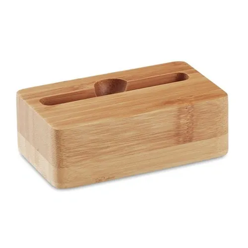 Soporte para smartphone amplificador en bambú ref MO9706 - Back Madera