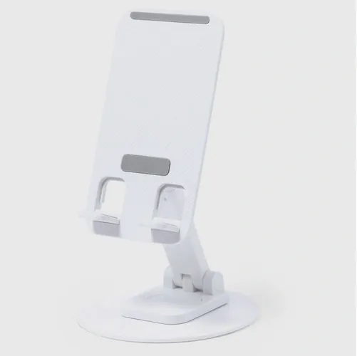 Soporte plegable para smartphone regulable en altura ref MA52 - Blanco