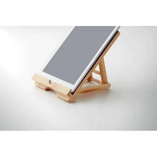 Soporte plegable de bambú para tableta y teléfono ref MO6317 - Item Detail Picture Madera