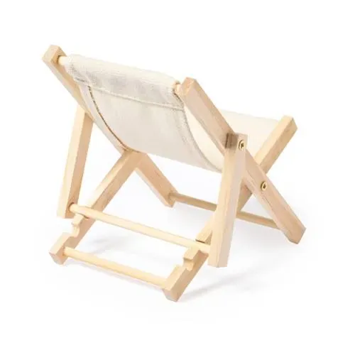 Soporte para smartphone plegable en madera y algodón ref 1609 - 02