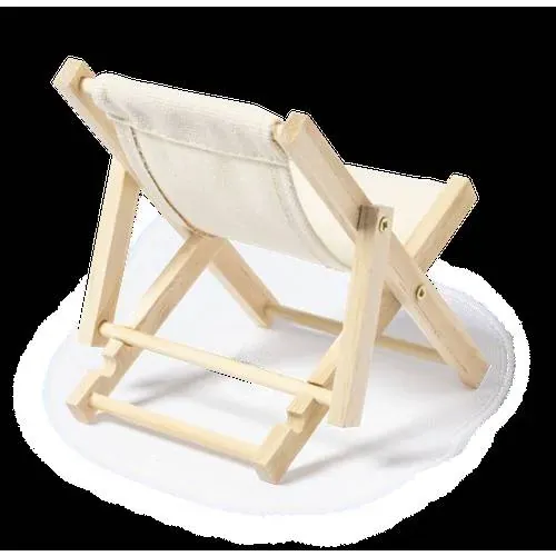Soporte para smartphone plegable en madera y algodón ref 1609 - vista 1