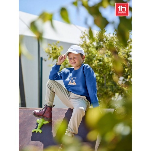 Sudadera infantil de algodón reciclado con interior cardado ref 30287