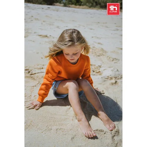Sudadera infantil de algodón reciclado con interior cardado ref 30287