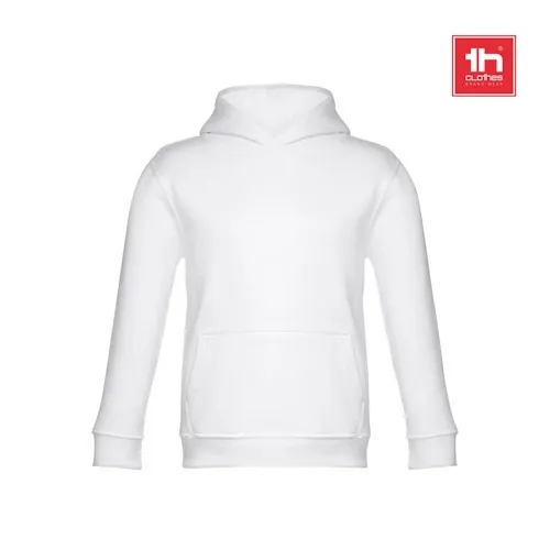 Sudadera infantil unisex con capucha y bolsillo marsupial ref 30206