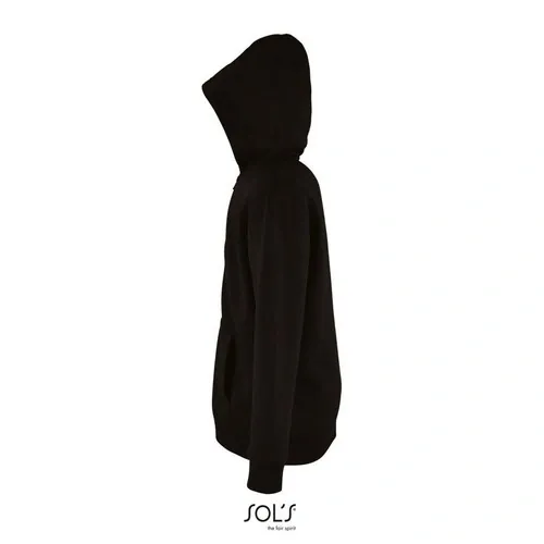 Sudadera Niño con capucha y bolsillos canguro ref S02092 - Negro Side