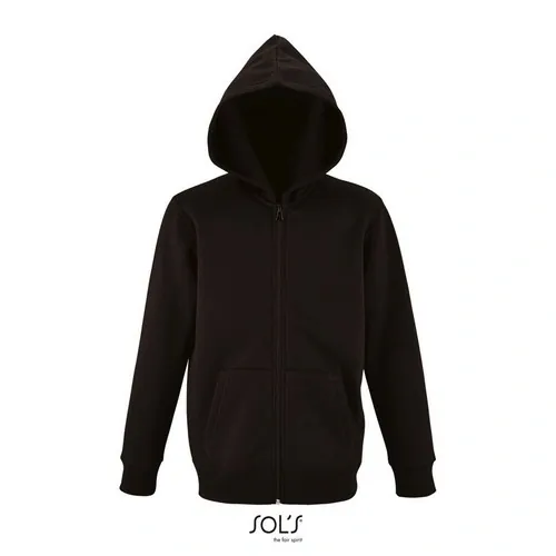 Sudadera Niño con capucha y bolsillos canguro ref S02092 - Negro