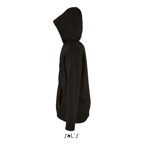Sudadera Niño con capucha y bolsillos canguro ref S02092 - Side Negronegro Opaco