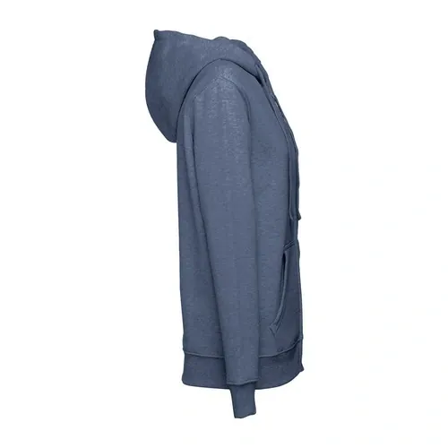 Sudadera con capucha personalizable THC AMSTERDAM WOMEN II ref 11180 - Azul Matizado Side