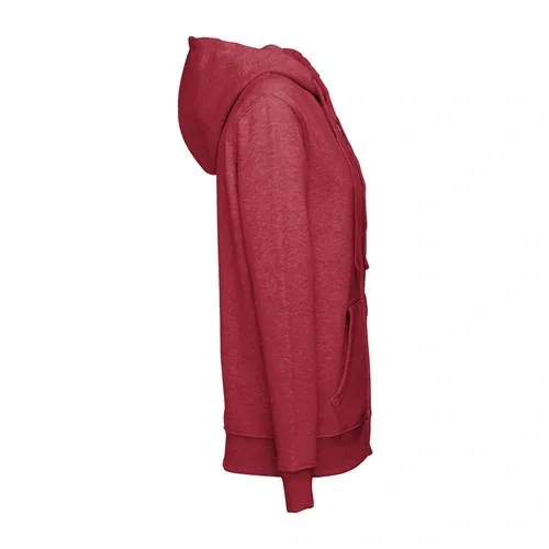 Sudadera con capucha personalizable THC AMSTERDAM WOMEN II ref 11180 - Rojo Matizado Side