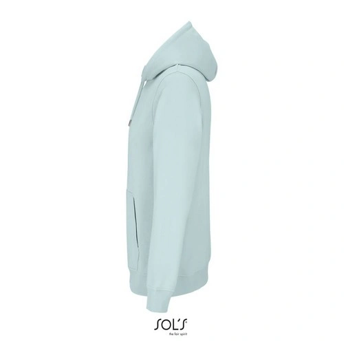 Sudadera unisex con capucha de algodón orgánico y poliéster 280GSM ref S04232