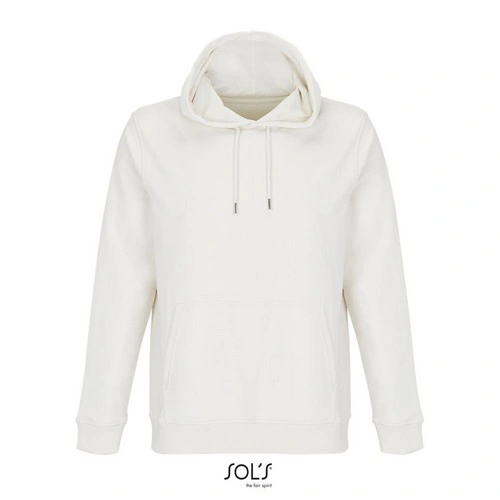 Sudadera unisex con capucha de algodón orgánico y poliéster 280GSM ref S04232