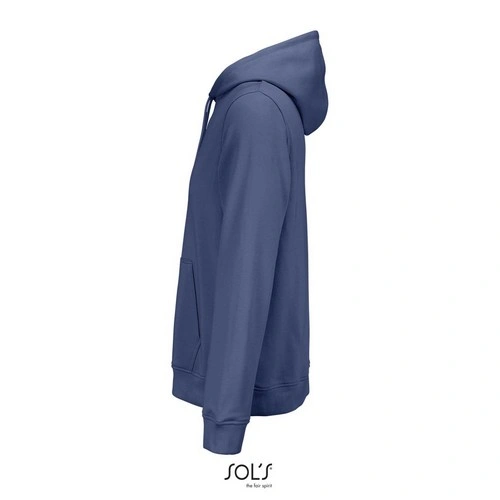 Sudadera unisex con capucha de algodón orgánico y poliéster 280GSM ref S04232