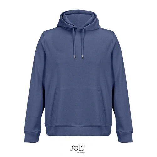 Sudadera unisex con capucha de algodón orgánico y poliéster 280GSM ref S04232