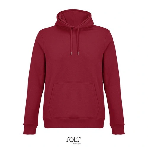 Sudadera unisex con capucha de algodón orgánico y poliéster 280GSM ref S04232