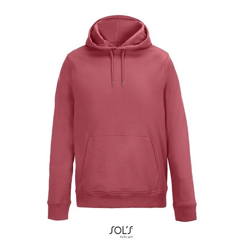 Sudadera unisex con capucha de algodón orgánico y poliéster 280GSM ref S04232