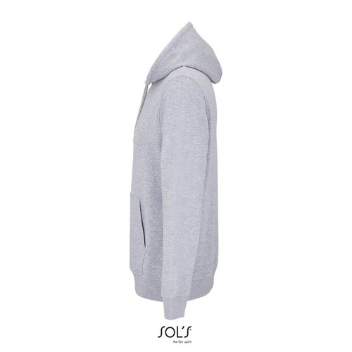 Sudadera unisex con capucha de algodón orgánico y poliéster 280GSM ref S04232