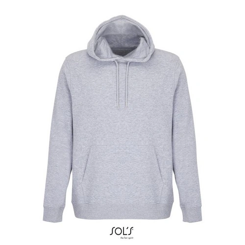 Sudadera unisex con capucha de algodón orgánico y poliéster 280GSM ref S04232