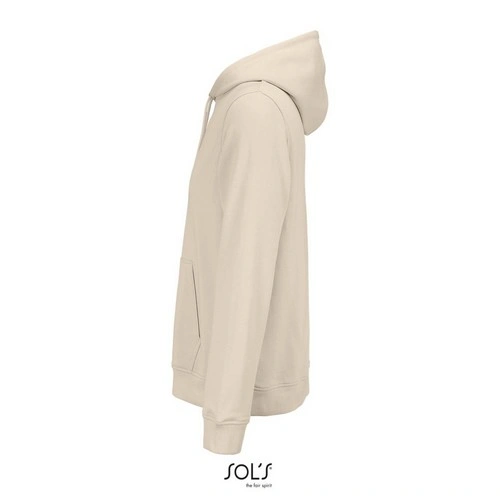 Sudadera unisex con capucha de algodón orgánico y poliéster 280GSM ref S04232