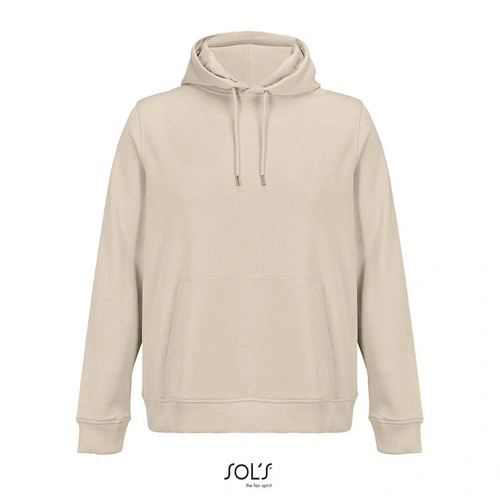 Sudadera unisex con capucha de algodón orgánico y poliéster 280GSM ref S04232