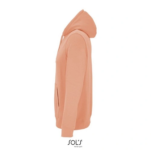 Sudadera unisex con capucha de algodón orgánico y poliéster 280GSM ref S04232