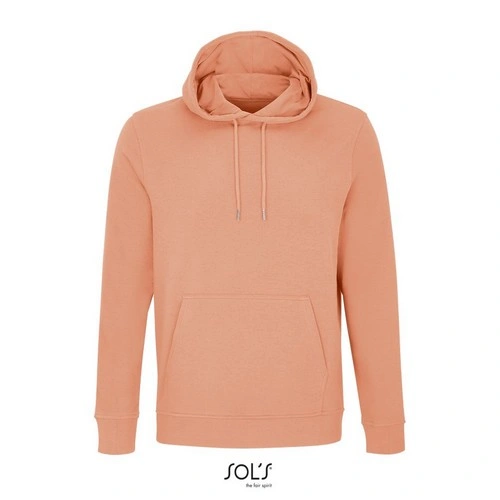 Sudadera unisex con capucha de algodón orgánico y poliéster 280GSM ref S04232
