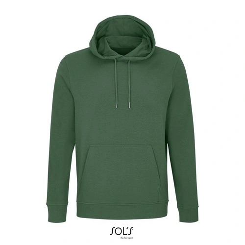 Sudadera unisex con capucha de algodón orgánico y poliéster 280GSM ref S04232