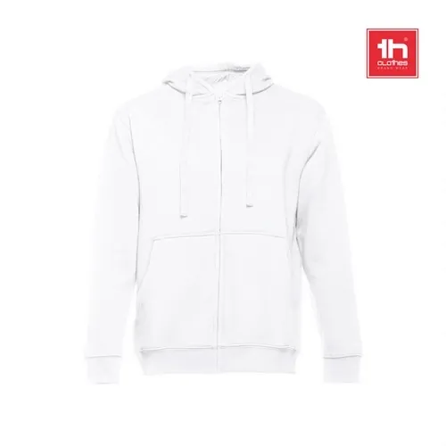 Sudadera unisex con capucha forrada y bolsillos marsupiales ref 30256 - 00