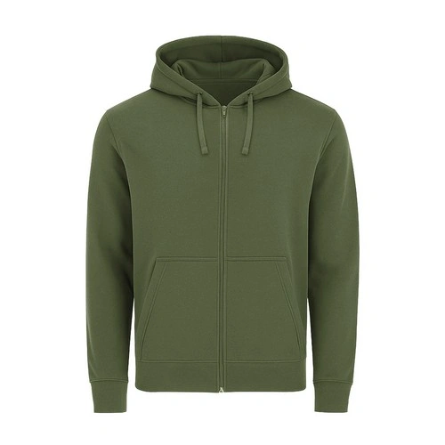 Sudadera Unisex con Capucha Forrada y Cremallera ref 21956