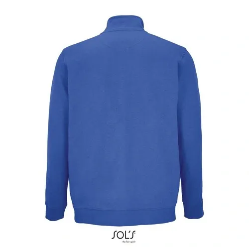 Sudadera unisex con cremallera reciclada 280GSM ref S04240 - Azul Royal Back