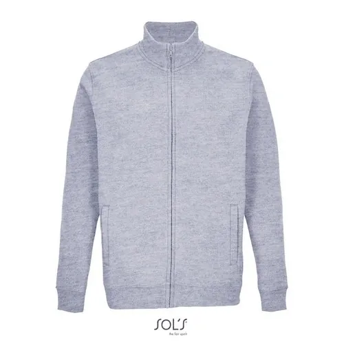 Sudadera unisex con cremallera reciclada 280GSM ref S04240 - Gris Mezcla