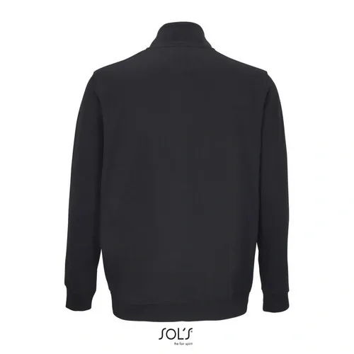 Sudadera unisex con cremallera reciclada 280GSM ref S04240 - Negro Back