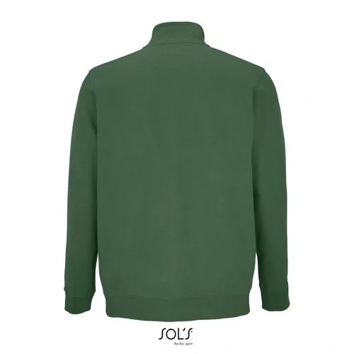 Sudadera unisex con cremallera reciclada 280GSM ref S04240 - Verde Botella Back