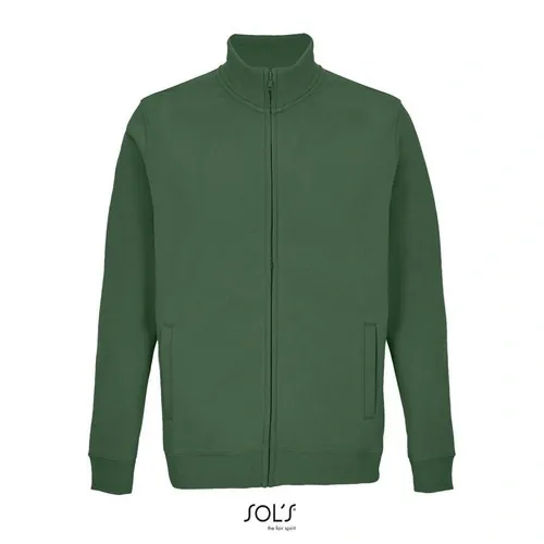 Sudadera unisex con cremallera reciclada 280GSM ref S04240 - Verde Botella